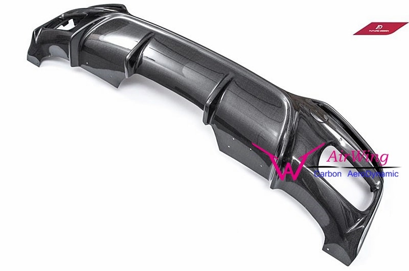 F16 - 3D Design style Carbon Rear Diffuser 03